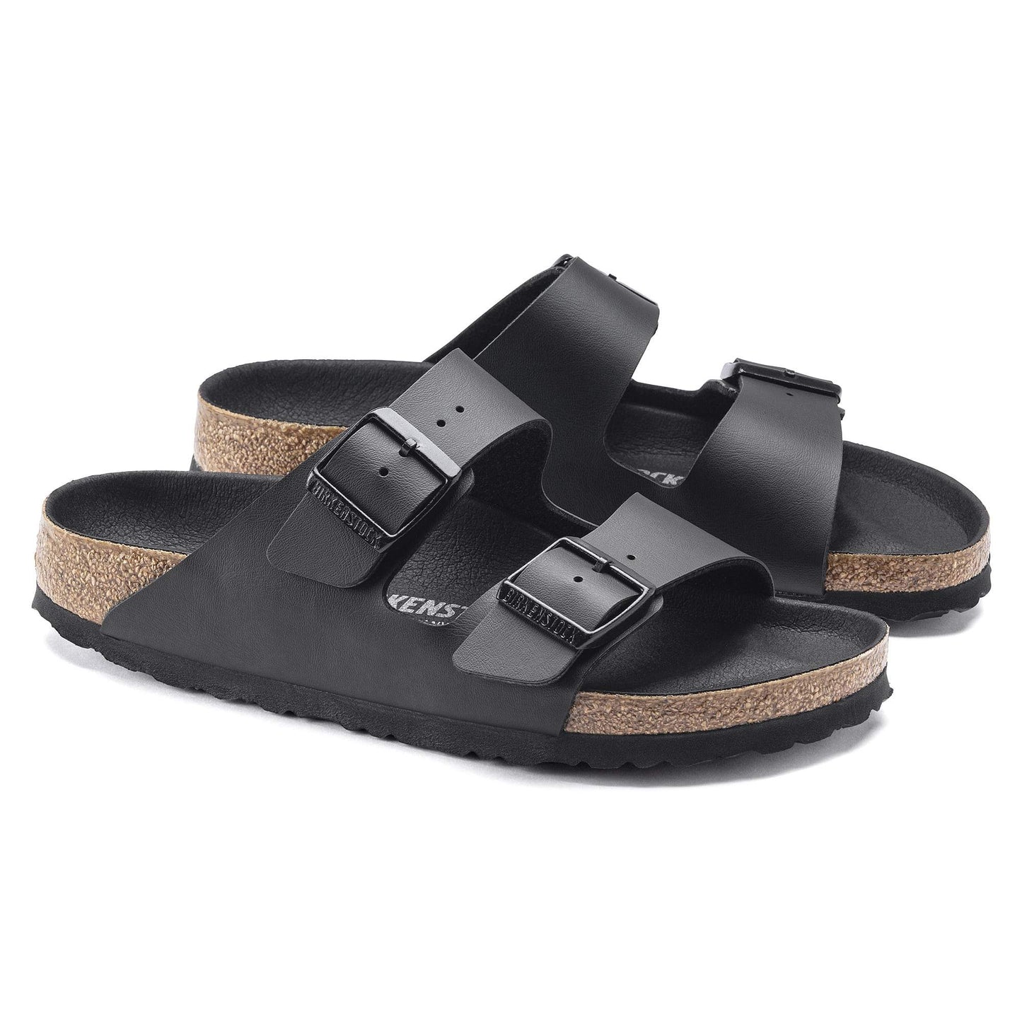 SoleEase 1 - Mixed Leather Sandal | Color : Black