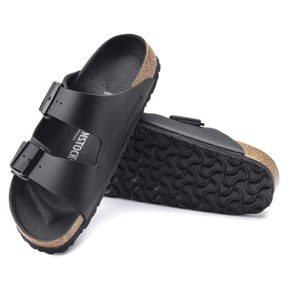 SoleEase 1 - Mixed Leather Sandal | Color : Black