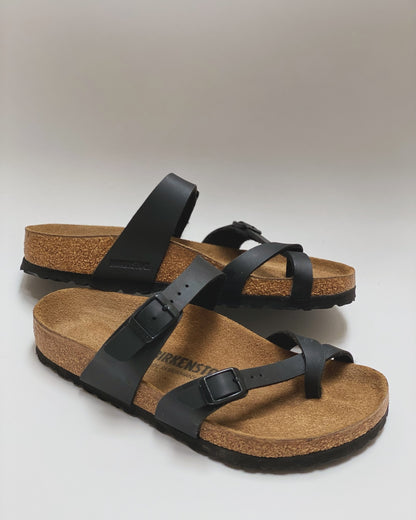 ComfortFit 8 - Mixed Leather Sandal | Color : Black