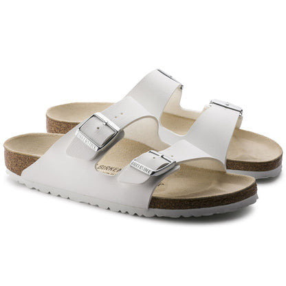 FootEase 3 - Mixed Leather Sandal | Color : White