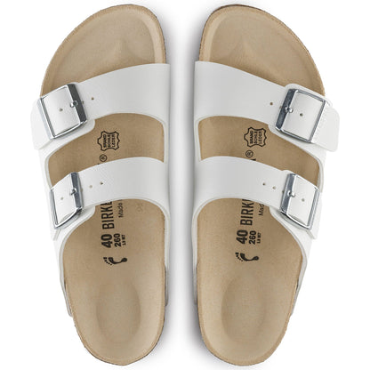 FootEase 3 - Mixed Leather Sandal | Color : White